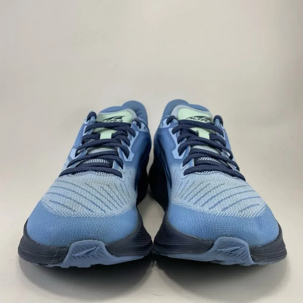 Altra Experience Flow Road Runners Blue Rocker Sole Womens Size 7 Knit